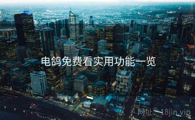 电鸽免费看实用功能一览  第1张