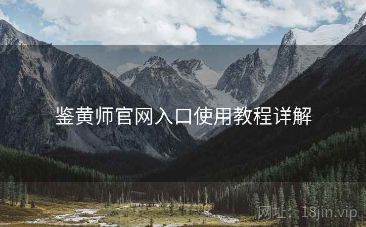 鉴黄师官网入口使用教程详解  第2张