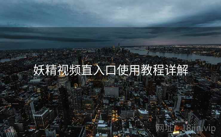 妖精视频直入口使用教程详解  第2张