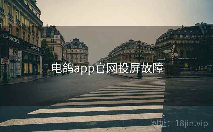 电鸽app官网投屏故障  第1张