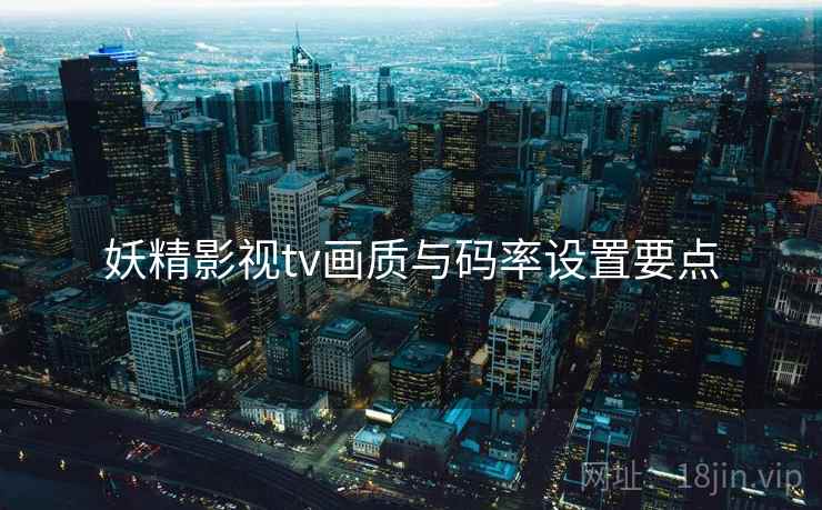 妖精影视tv画质与码率设置要点  第2张