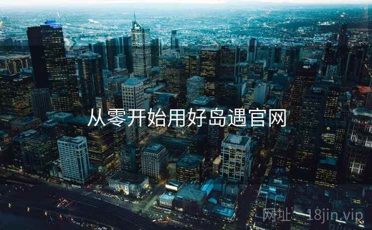 从零开始用好岛遇官网  第1张