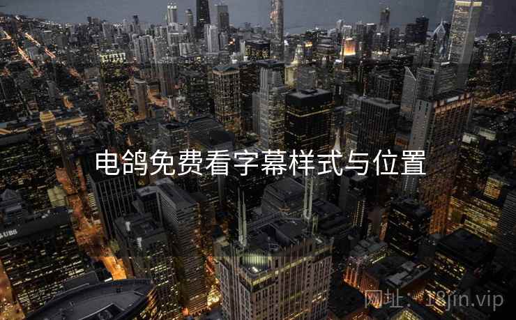 电鸽免费看字幕样式与位置  第2张