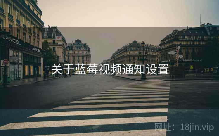 关于蓝莓视频通知设置  第1张